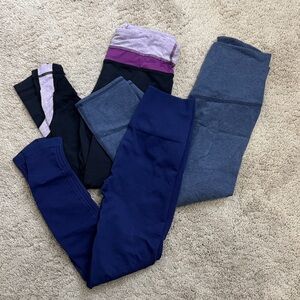Lululemon Lot of size 6 Leggings 3 Pairs!!!🍋🍋🍋